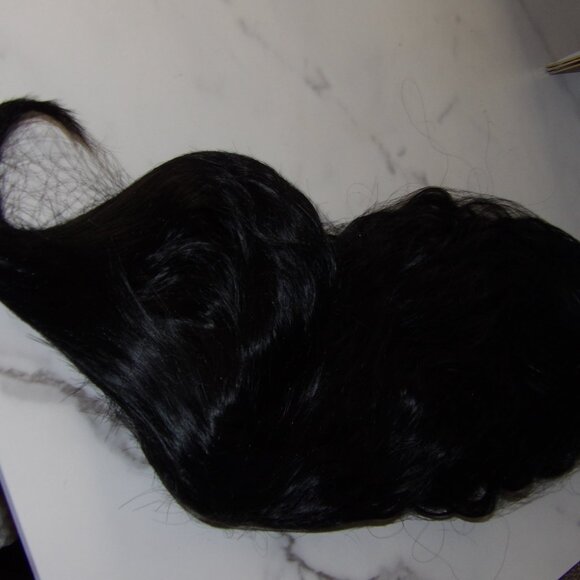 New Black Long Hair Clip In Extansions - Picture 2 of 3